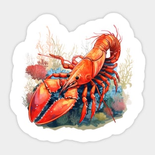 Red Lobster Sticker